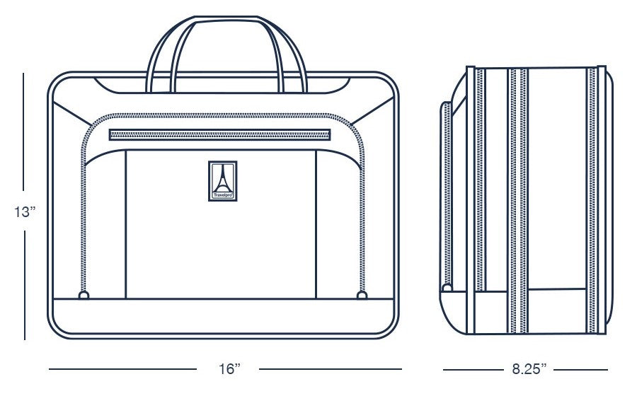 The Delta airlines & Southwest baggage policy for personal item size is no larger than 18.5 X 8.5 X 13.5 inches.